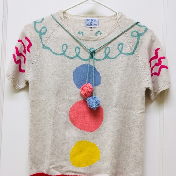 Antoni & Alison Silk and Cashmere Knit Top - Picture 5 of 6